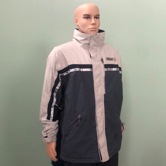 Spyder Blue and Gray Snow Jacket Men's XL